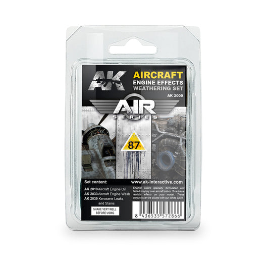 AIRCRAFT ENGINE WEATHERING SET - AK