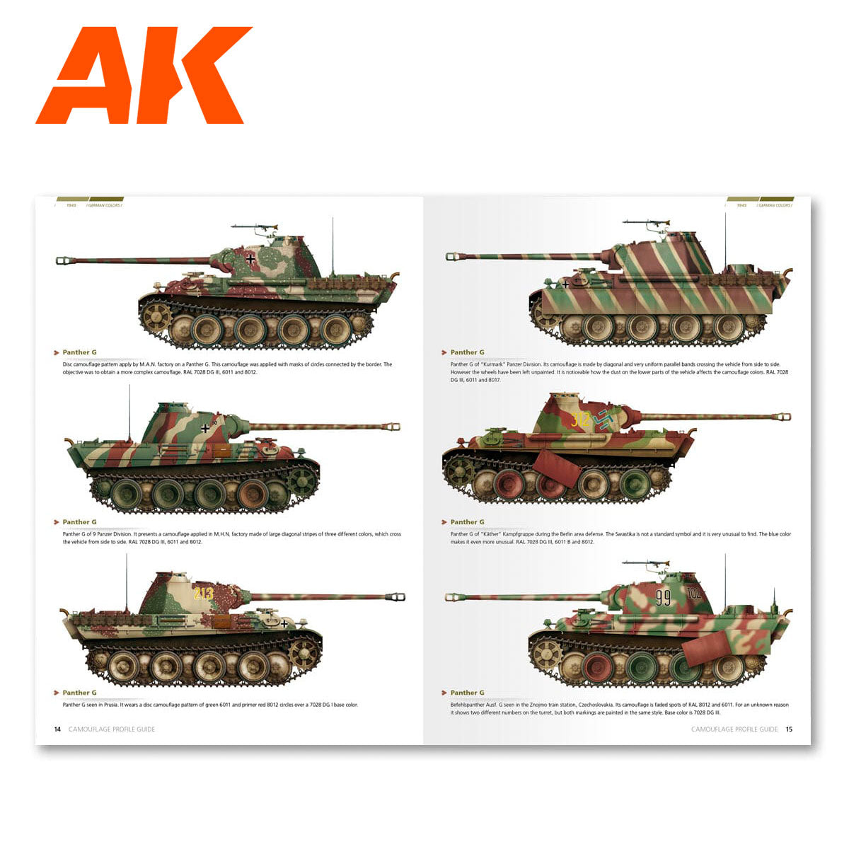 1945 GERMAN COLORS PROFILE GUIDE English