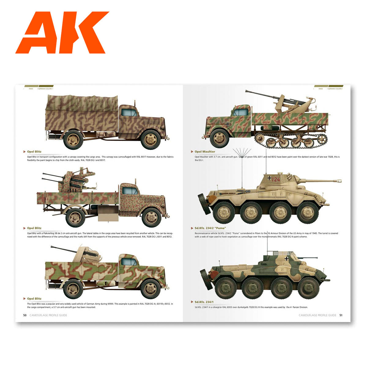 1945 GERMAN COLORS PROFILE GUIDE English