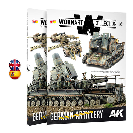 WORN ART 05 GERMAN ARTILLERY - Bilingüal