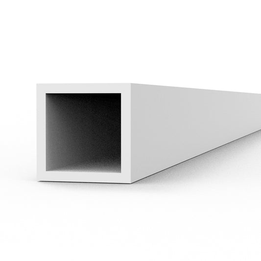 Square hollow tube 3.00 x 350mm – STYRENE SQUARE HOLLOW TUBE – (3 units)