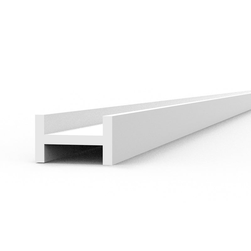 BEAMS I SHAPE 2.50 x 1.50 x 350mm – STYRENE – (4 units)