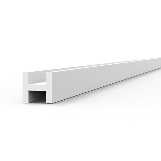 BEAMS H SHAPE 1.50 x 1.50 x 350mm – STYRENE – (4 units)
