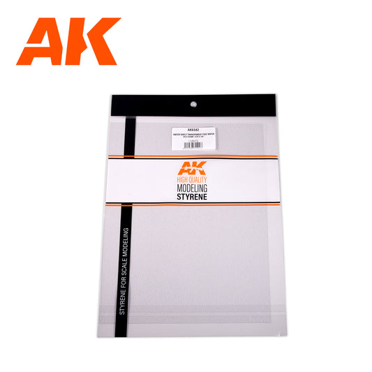 Lámina Acrílica Transparente Agua Fina 245 x 195mm / 9.64 x 7.68 » – LÁMINA ACRÍLICA TEXTURIZADA – 1 Unidad