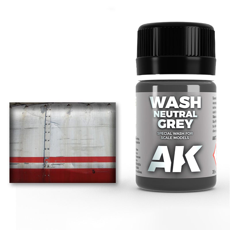 LAVADO GRIS NEUTRO — NEUTRAL GREY WASH AK INTERACTIVE