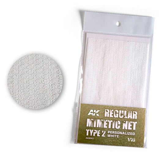 RED DE CAMUFLAJE PERSONALIZADA BLANCA TIPO 2