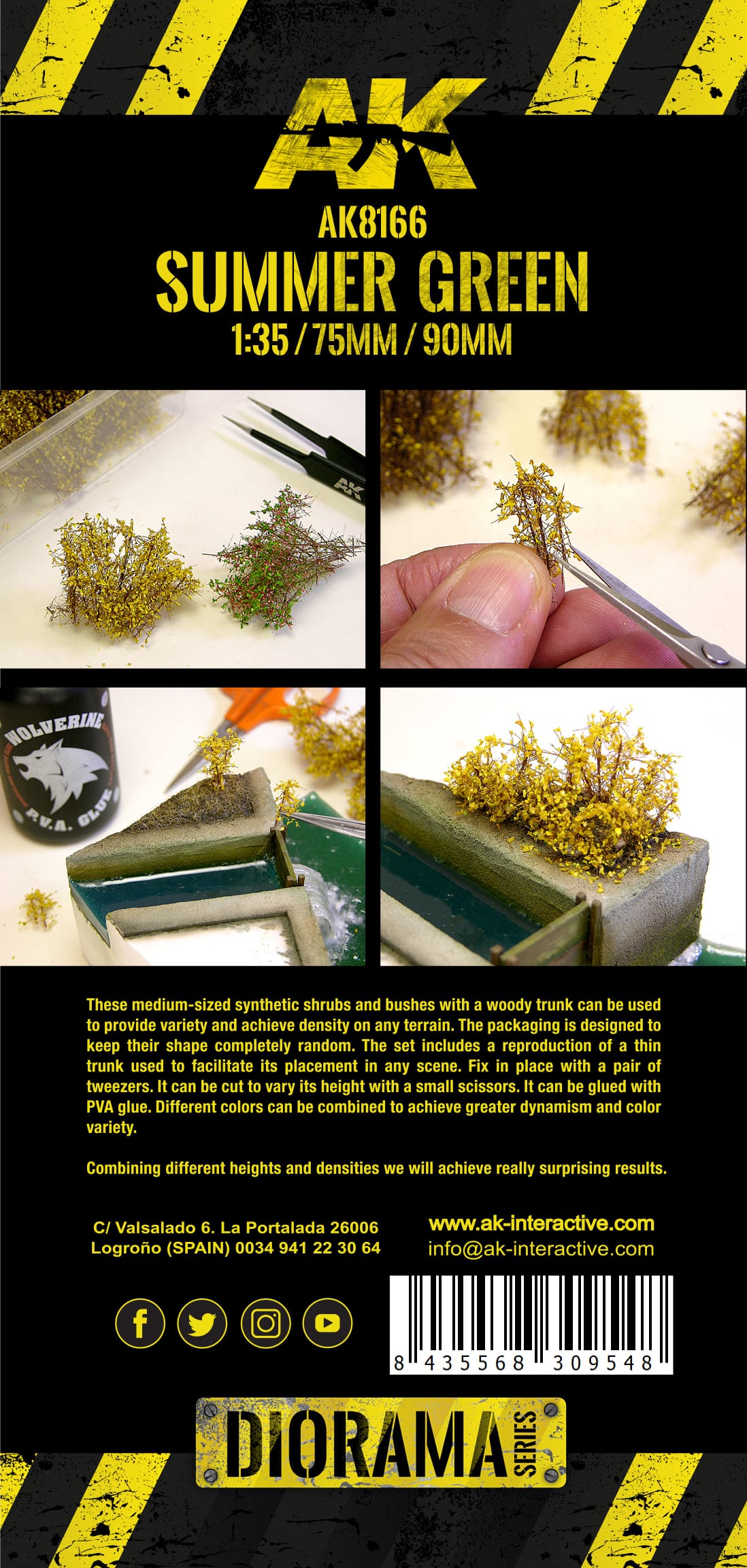 SUMMER GREEN SHRUBBERIES 1:35 / 75MM / 90MM