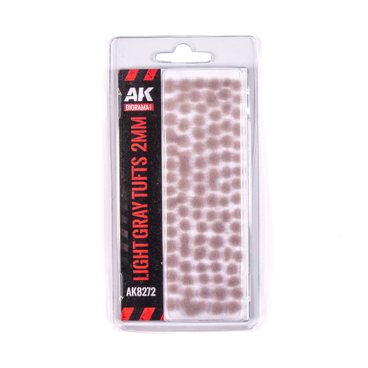 LIGHT GRAY FANTASY TUFTS 2MM