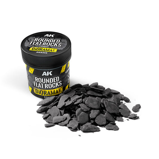 ROUNDED FLAT ROCKS - AK Interactive AK8302
