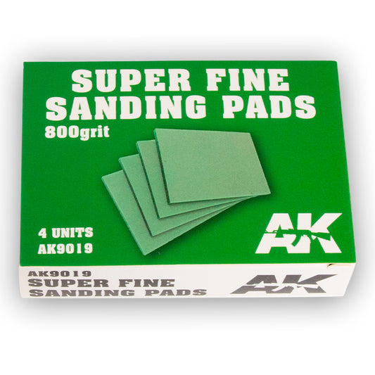 ESPONJA DE LIJADO SUPER FINO GRANO 800 4 UNITS.