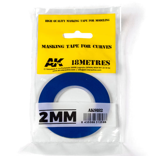 CINTA DE ENMASCARAR PARA CURVAS 2MM