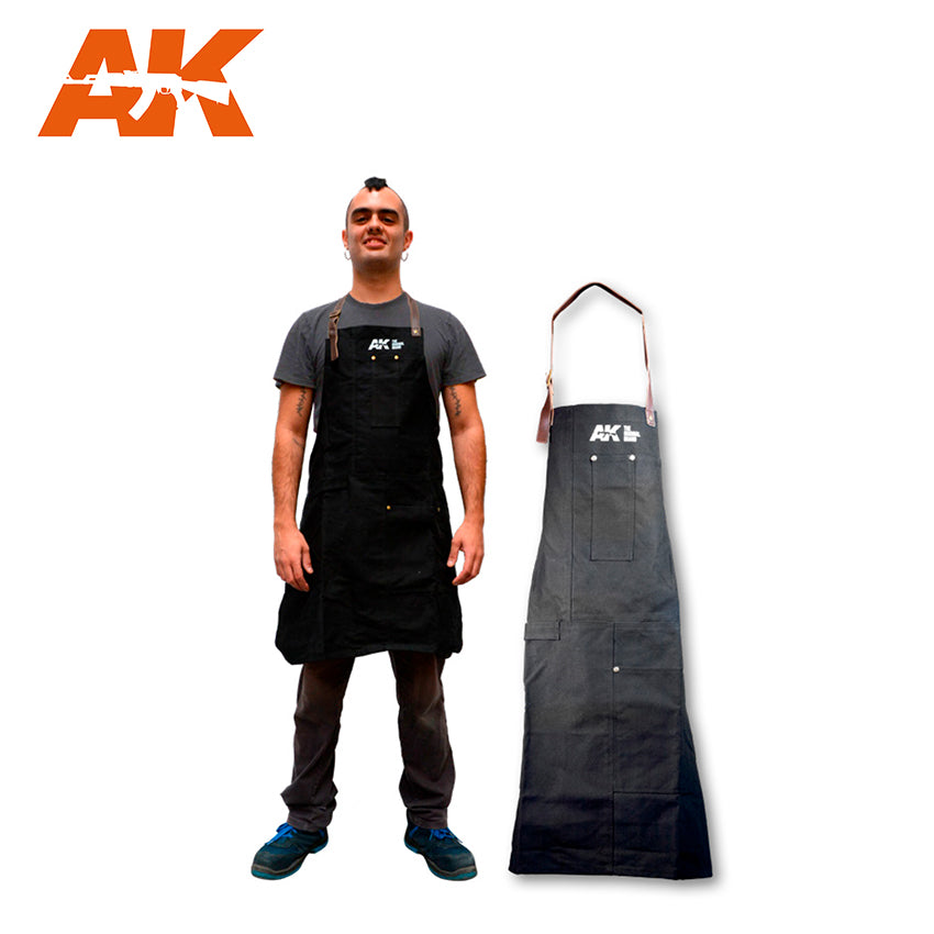 AK DELANTAL OFICIAL NEGRO
