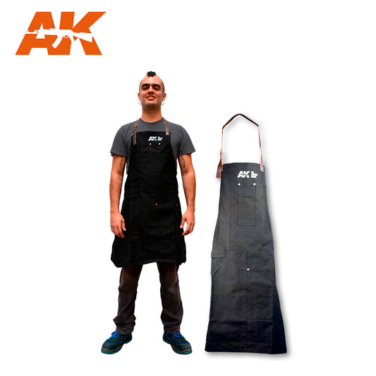 AK DELANTAL OFICIAL NEGRO