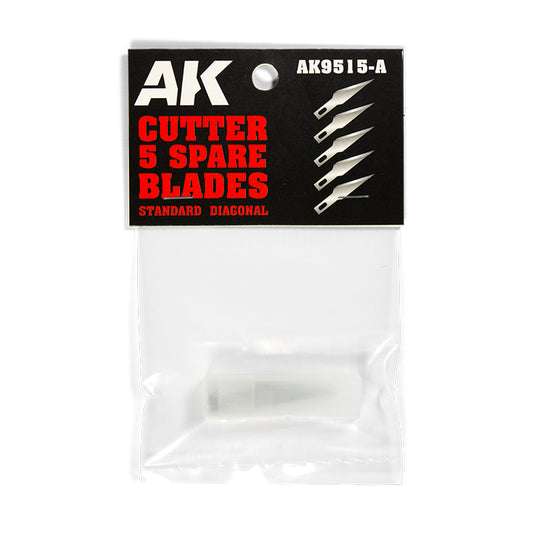 DIAGONAL ESTÁNDAR (5 CUCHILLAS DE REPUESTO) para AK HOBBY KNIFE