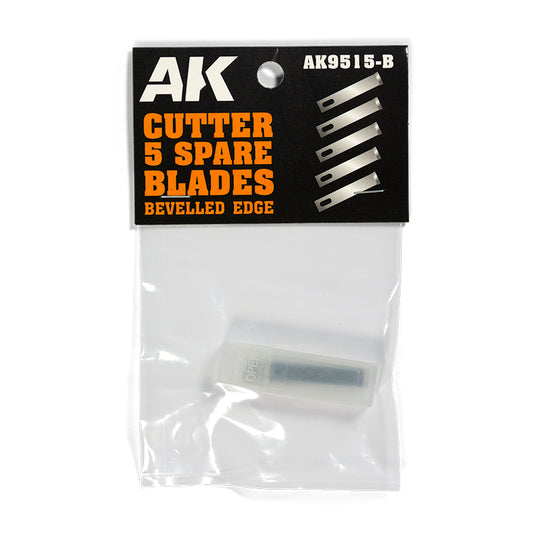FILO BISELADO (5 CUCHILLAS DE REPUESTO) para AK HOBBY KNIFE
