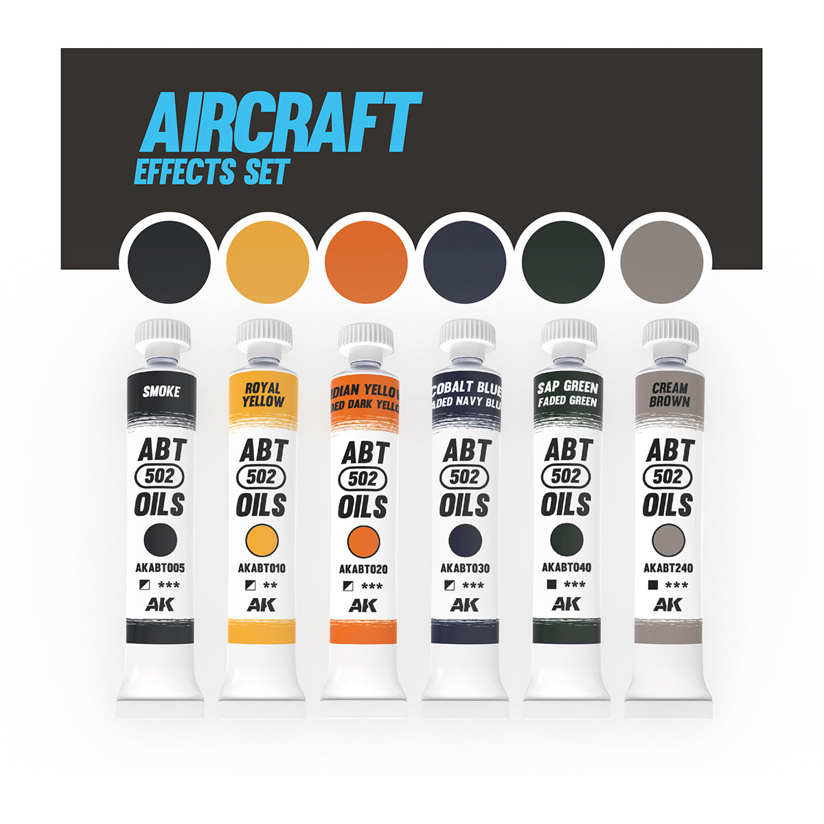 AIRCRAFT EFFECTS SET - ABT 502 OILS
