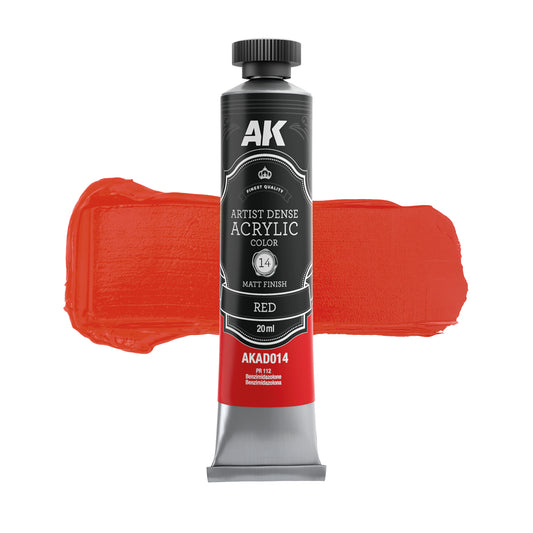 RED – ARTISTIC DENSE ACRYLIC COLOR