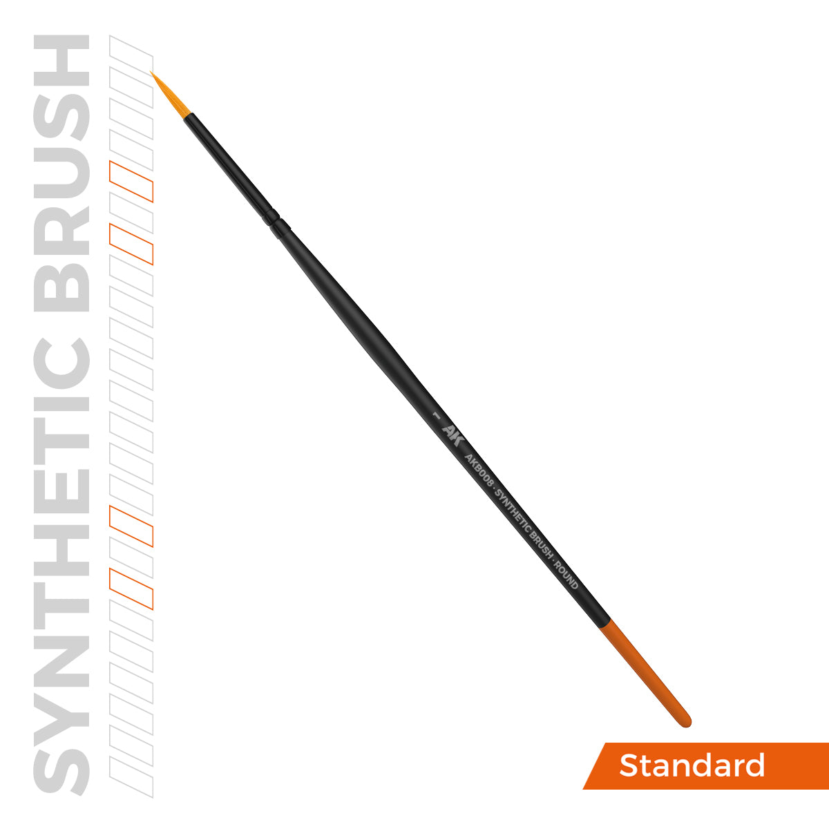 AK SYNTHETIC BRUSH - ROUND 1