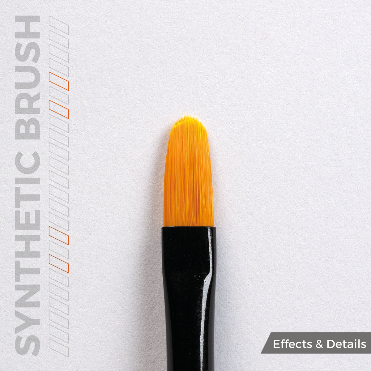 AK SYNTHETIC BRUSH – FILBERT 6