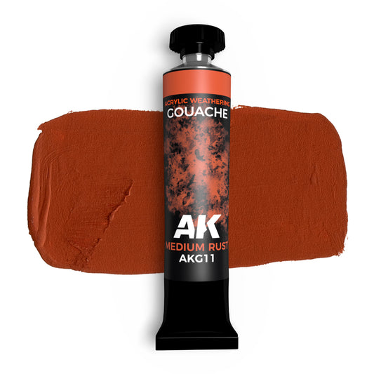 MEDIUM RUST - AK GOUACHE 20 ml.
