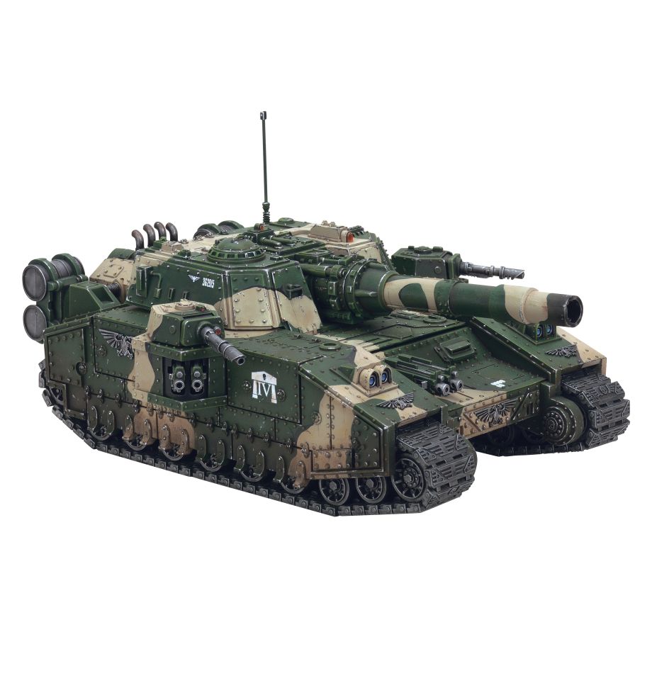 Astra Militarum: Baneblade montado como Banesword
