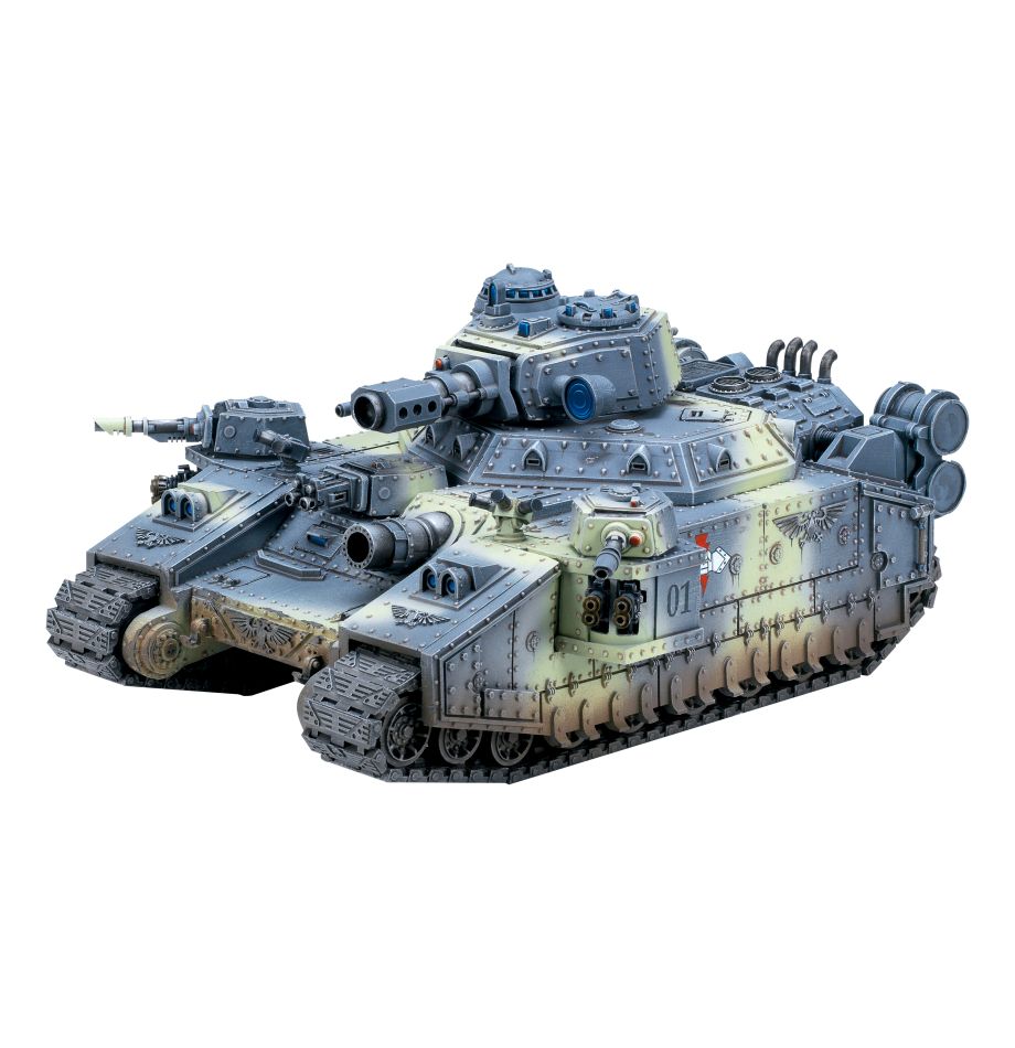 Astra Militarum: Baneblade montado como Hellhammer
