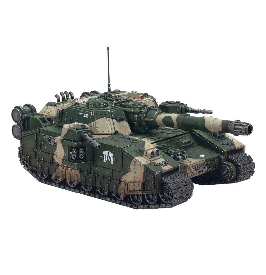 Astra Militarum: Baneblade montado como Shadowsword