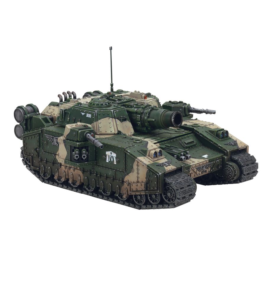 Astra Militarum: Baneblade montado como Stormsword