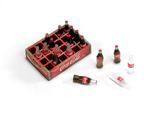 1940-1980’s WOODEN BOX COCA-COLA BOTTLES 1/24