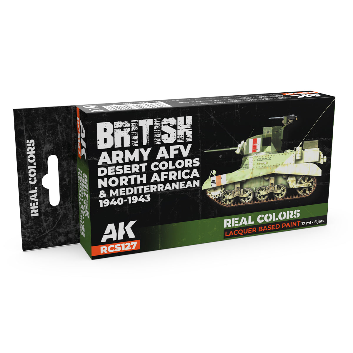 British Army AFV Desert Colors. North Africa and Mediterranean 1940-1943 SET