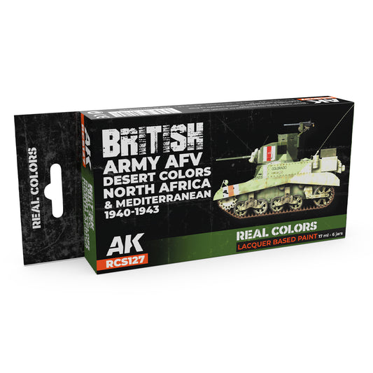 British Army AFV Desert Colors. North Africa and Mediterranean 1940-1943 SET