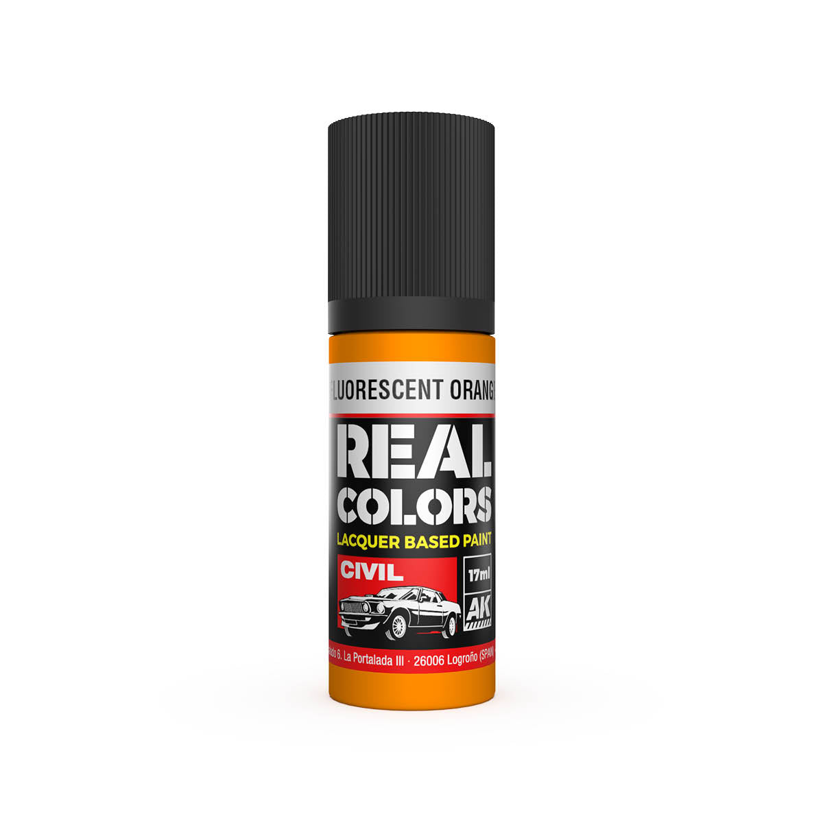 Fluorescent Orange 17 ml.
