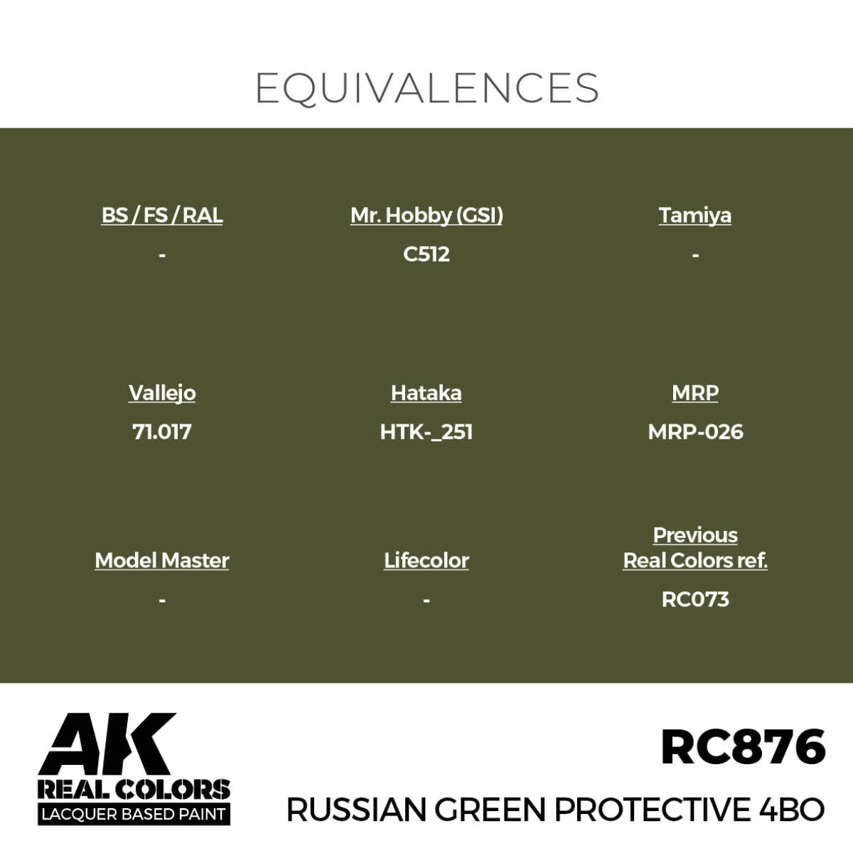Russian Green Protective 4BO 17 ml.