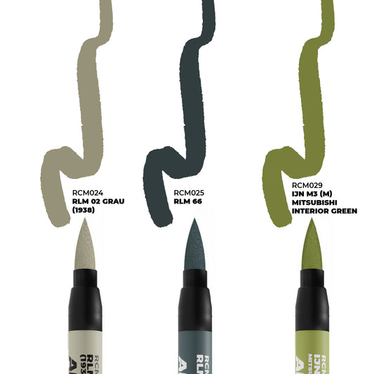 WWII AXIS AIRCRAFT COCKPIT COLORS – RC MARKERS SET