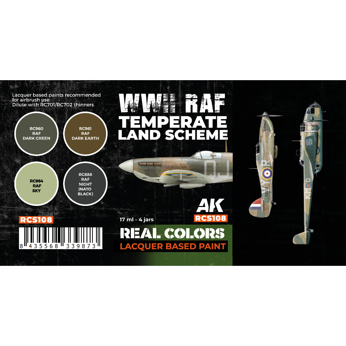 WWII RAF Temperate Land Scheme SET