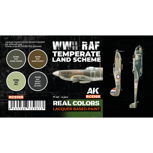 WWII RAF Temperate Land Scheme SET