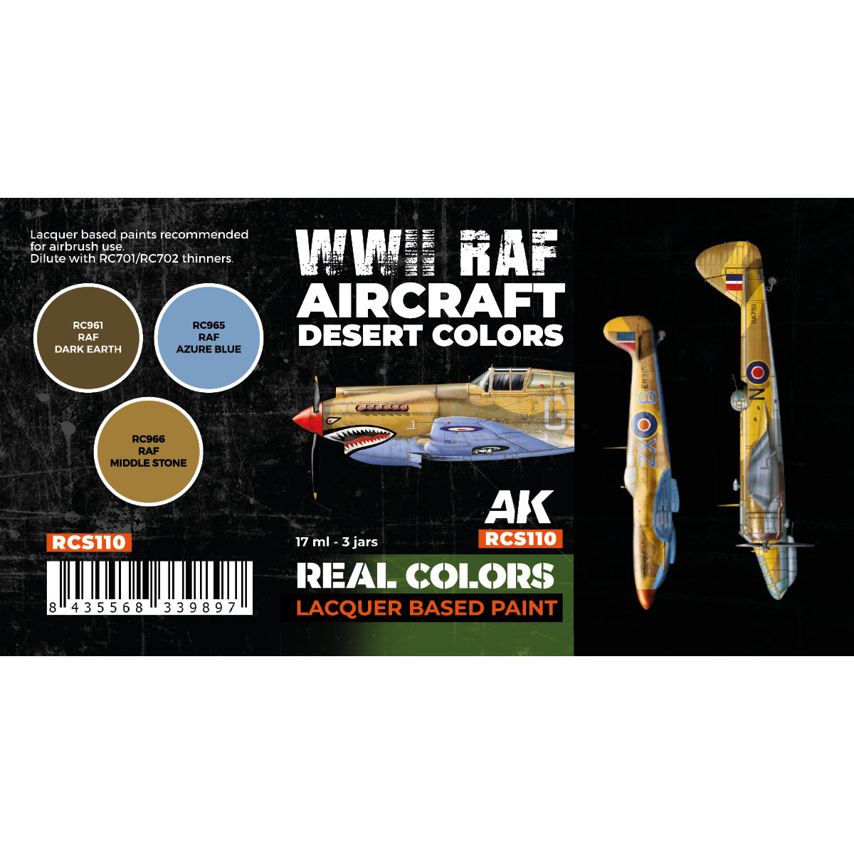 WWII RAF Aircraft Desert Colors SET