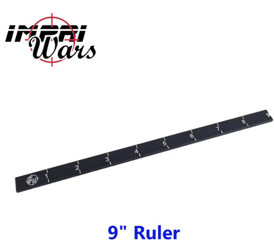 Regla recta 9" metacrilato