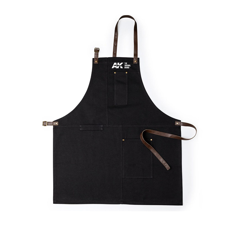 AK DELANTAL OFICIAL NEGRO