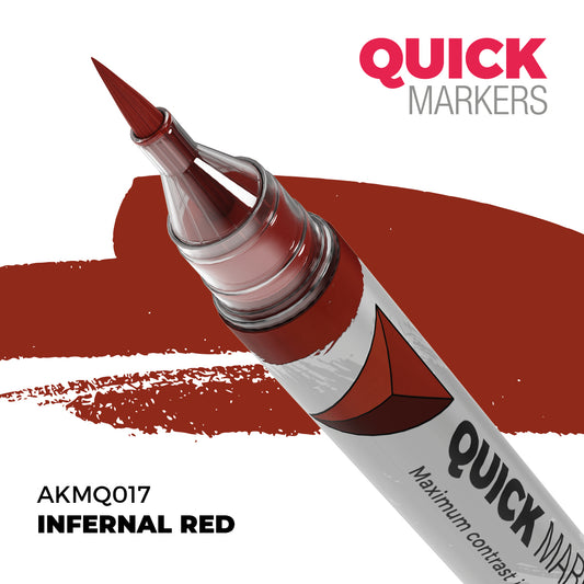 INFERNAL RED – Quick Marker AK AKMQ017