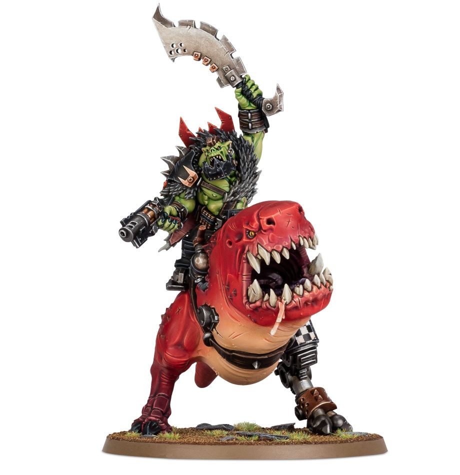 Kabezilla en Garrapatozaurio (Beastboss on Squigosaur)