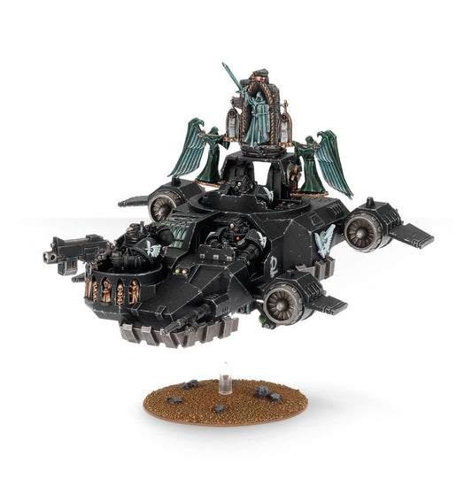 Land Speeder Vengeance / Ravenwing Darkshroud de los Ángeles Oscuros, vista lateral