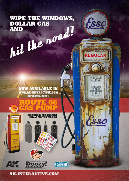 ROUTE 66 GAS PUMP