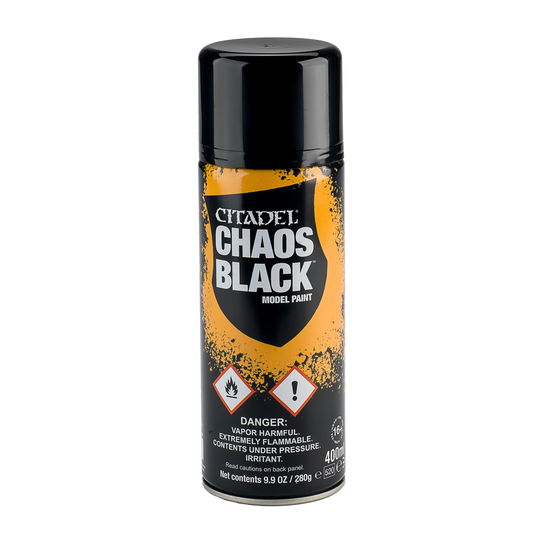 CHAOS BLACK SPRAY PAINT (UK/ROW)