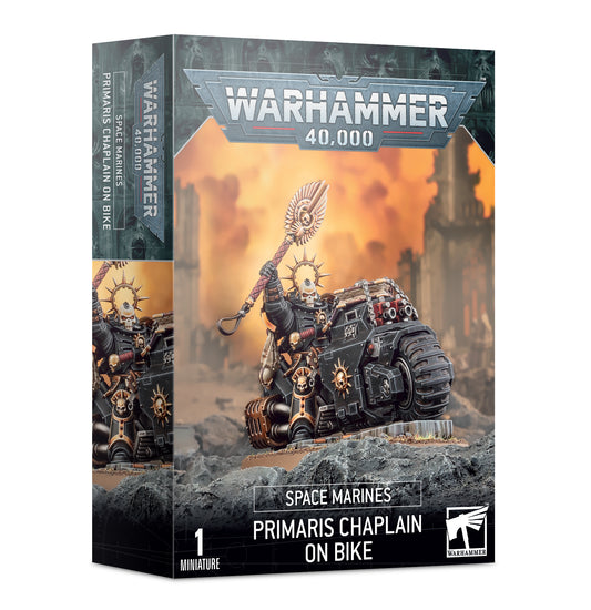SPACE MARINES: CAPELLAN PRIMARIS EN MOTO