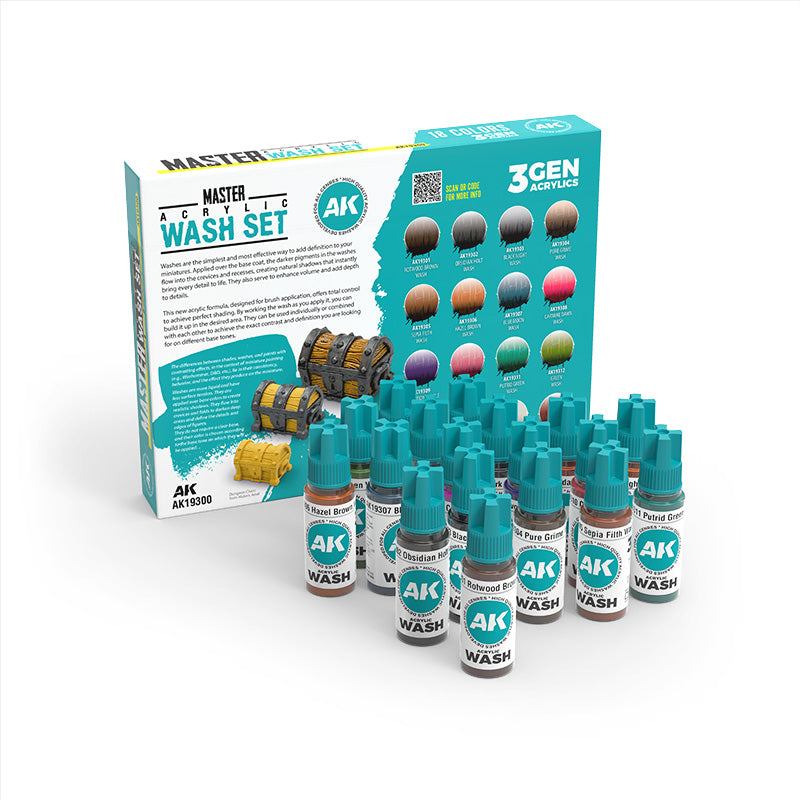 MASTER ACRYLIC WASH SET - AK
