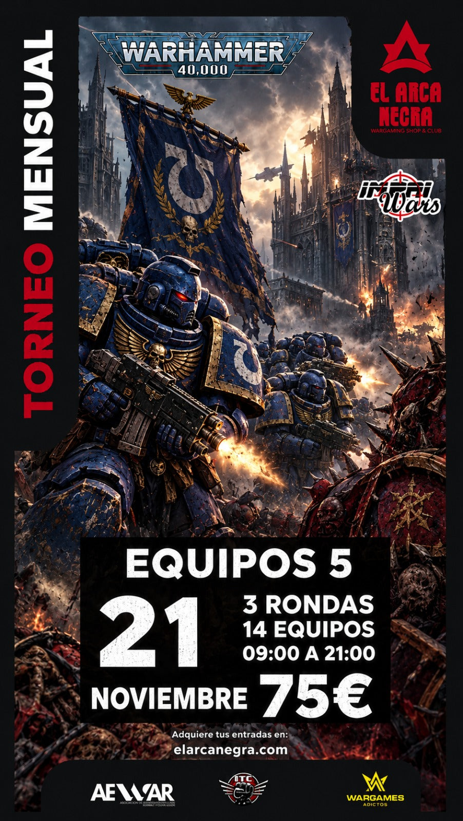 Torneo mensual equipos 5, 21 de noviembre