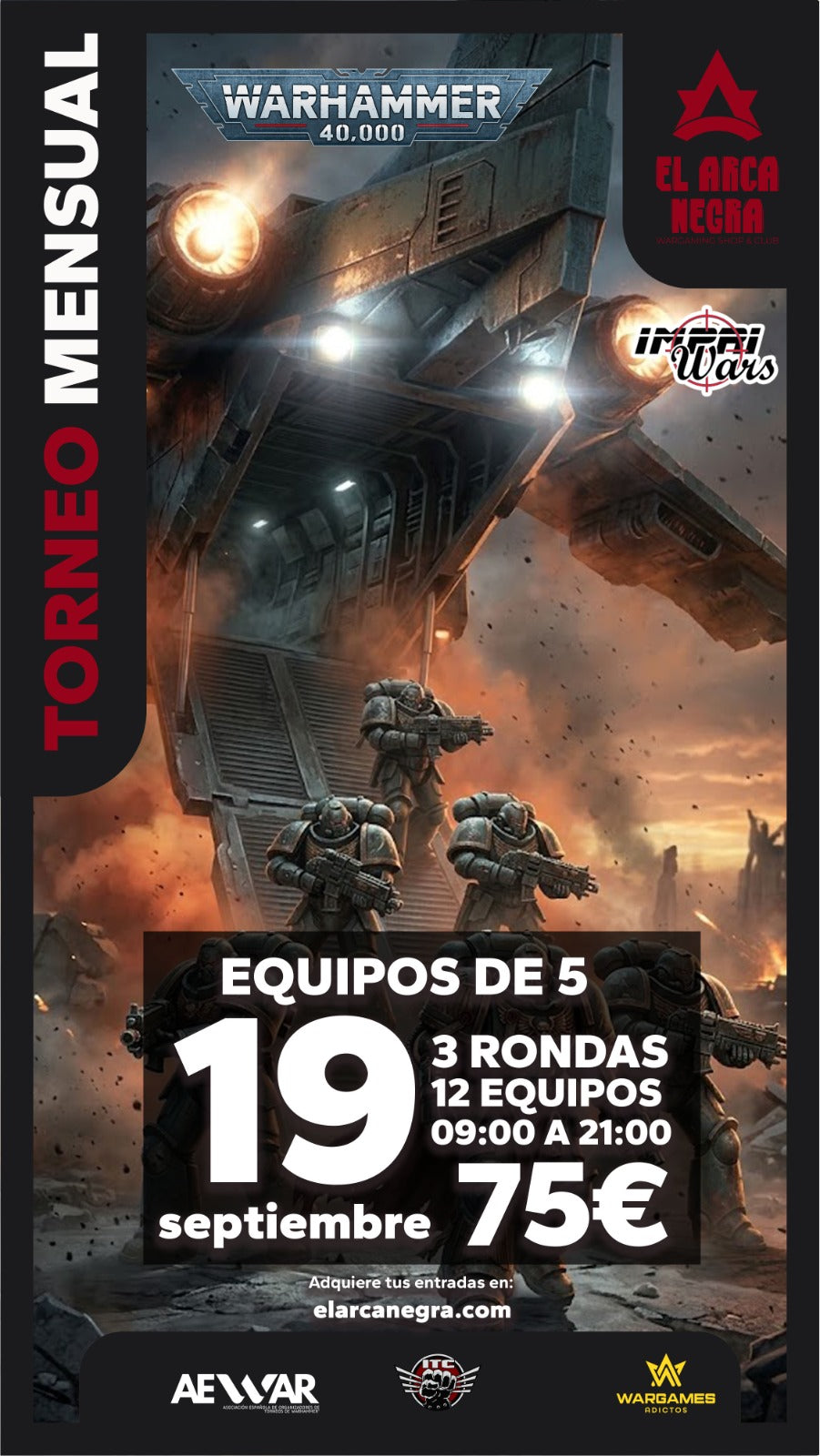 40k Torneo equipos 5 Undécima, 19 septiembre