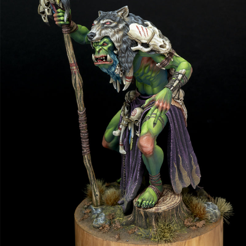 MORGUT WILD ORC SHAMAN – 75MM SCALE
