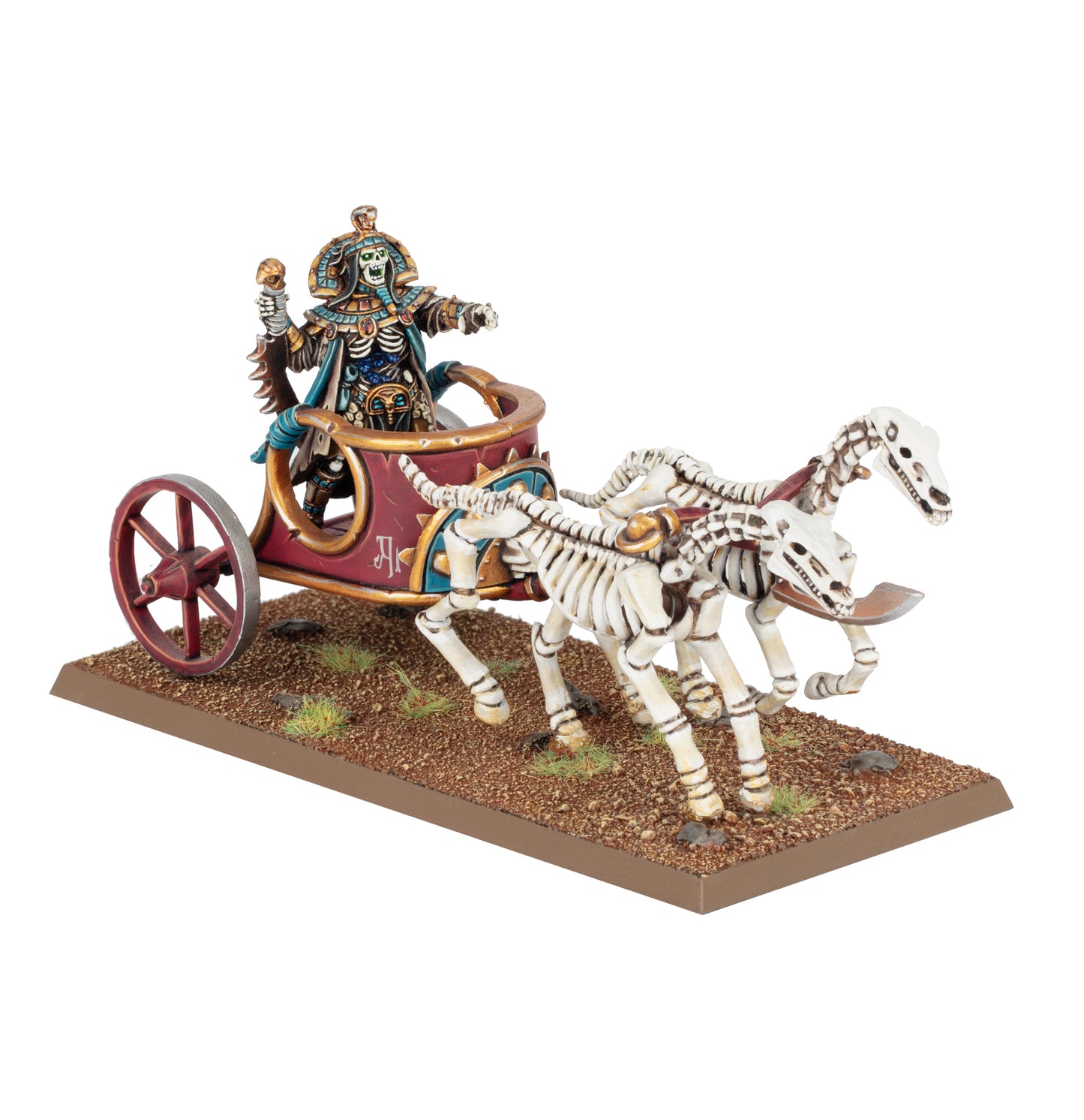 tomb-kings-of-khemri-tomb-king-on-chariot foto 1